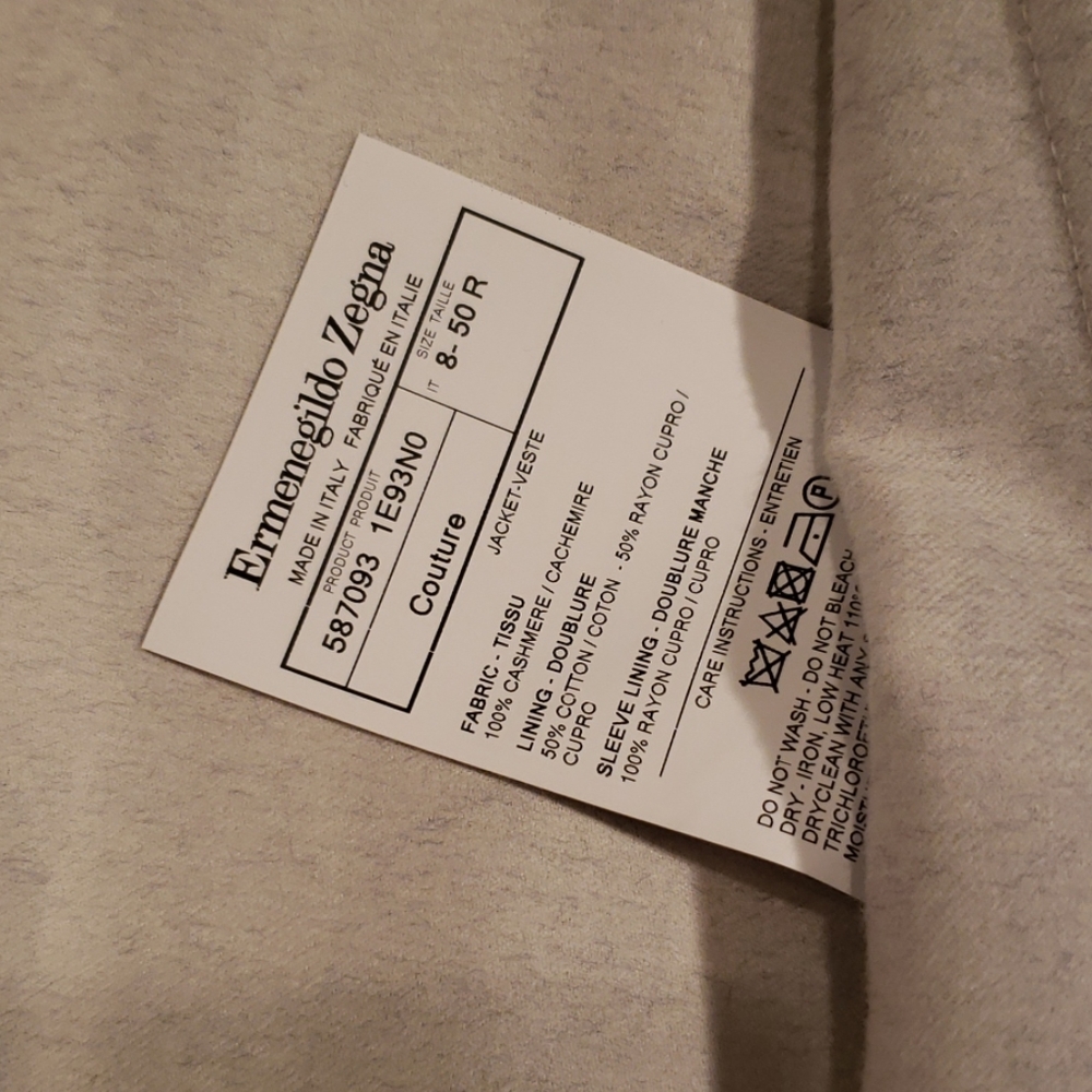 Ermenegildo Zegna Couture Striped Cashmere CarCoat - Picture 7 of 8